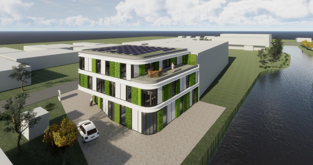 Nieuwbouw bedrijfshal kantoor Buijs Ballotstr 's-Gravenzande