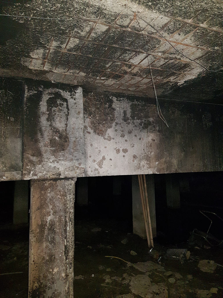 Inspectie schade brand