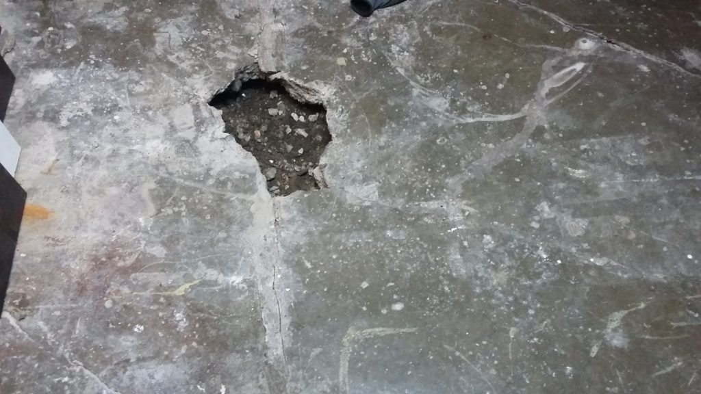 Inspectie schade beton