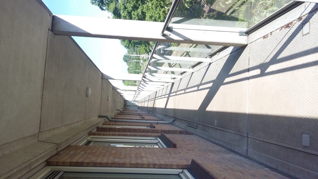 Inspectie schade galerijen